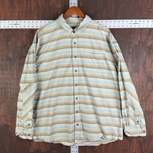 Howler Brothers Enfield Longsleeve Equator Striped Button Up Shirt Mens 2XL GUC - Picture 1 of 9