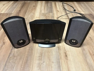 GPX HM3817DT Black CD Home Music System And Two Speakers -htfc - Image 1 of 3