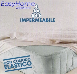 Coprimaterasso impermeabile matrimoniale igienico traversa letto con angoli - Picture 1 of 1