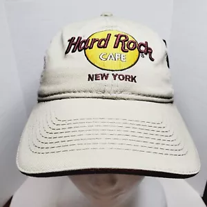Cappello Hard Rock Cafe New York cachi cinturino adulto posteriore ""All is One"" nuovo con etichette raro - Foto 1 di 11