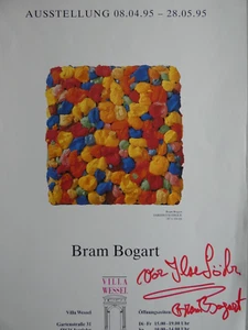 Bram Bogart (1921, 2012) - Ausstellungsplakat, handsigniert - Bild 1 von 6