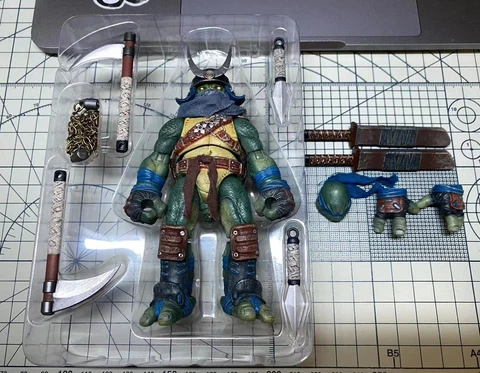 5k toys Fury Toys Samurai Turtles Assassin SPRING + Custom Kit In hand Cover