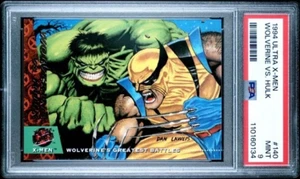 1994 ULTRA X-MEN #140 WOLVERINE vs HULK PSA 9 MINT - Picture 1 of 4