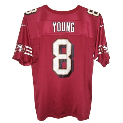 Camiseta deportiva vintage años 80-90 Nike San Francisco 49ers Steve Young #8 talla 2XL rara Foto 1 de 4