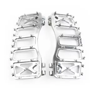 CNC Foot Pegs Floorboards For Harley Softail Touring Road Glide Trike Dyna GZ - Picture 1 of 7
