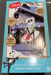 Disney Nightmare Before Christmas LED Whirl A Motion Urlaubsprojektor Edelstein Neu im Karton - Bild 1 von 4