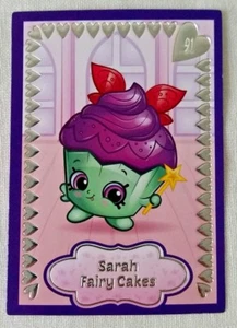 Shopkins Season 7 Card 91 Sarah Fairy Cakes Emboss Foil card - Bild 1 von 1