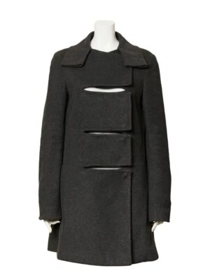 Helmut Lang Otoño Invierno 2003 Colección Abrigo Gris Talla 40 Foto 1 de 4