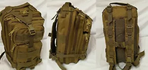 ZAINO COMPATTO COLORE SABBIA GREEN CON SISTEMA MOLLE SCOUT 35 LITRI DESERTO TAN - Bild 1 von 1