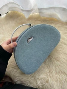 Christian Dior Parfüm Waschtisch Make-up Tasche mit Spiegel Denim blau 17,5x27x9,5 cm SELTEN - Bild 1 von 9