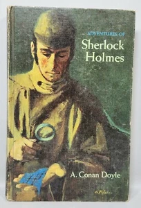 Vintage ADVENTURES OF SHERLOCK HOLMES Hardcover Book By A. Conan Doyle 1965 - Picture 1 of 8