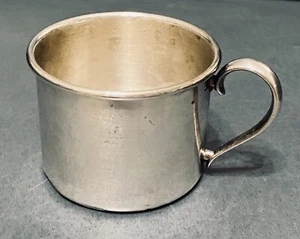Vintage piatto argento tazza bambino manico Oneida argento co 4 oz - Foto 1 di 12