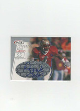 2001 Sage Authentic Autograph Silver /400 Derrick Gibson #A18 Rookie Raiders