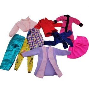 Vintage Lot Of Barbie / Ken Doll Clothes Bold 80’s 90’s Prints Barbie Fun! - Bild 1 von 20