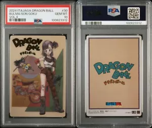 PSA 10 Bulma/Son Goku 30 Vol.4 Itajaga Dragon Ball 2024 Japanese GEM MINT JPN - Picture 1 of 6