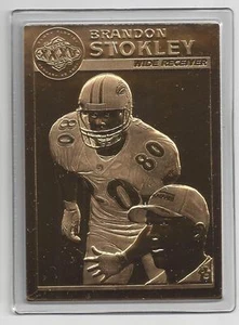 Brandon Stockley Danbury Mint Ravens Super Bowl XXXV 22kt Gold Limited Ed Card - Bild 1 von 1