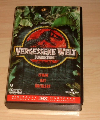 VHS Film - Jurassic Park - Vergessene Welt - Lost World - Videokassette - Bild 1 von 2