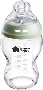 Tommee Tippee Baby Bottles, Natural Start Glass Anti-Colic Baby Bottle with S... - Picture 1 of 12