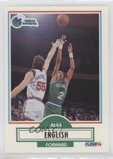 1990-91 Fleer Update Alex English #U-19 HOF