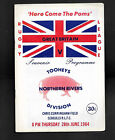 1984  Northen Rivers Vs Great Britain Booklet Program