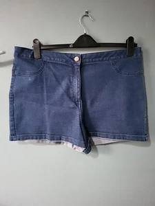 Papaya Size 18 Blue Denim Shorts (524/110/v) - Picture 1 of 2