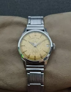 RARE! FAVRE-LEUBA DAYMATIC cal. 104 AUTOMATIC VINTAGE 40's RARE 21J SWISS WATCH. - Picture 1 of 8