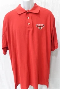 Camisa roja estilo polo de baloncesto Atlanta Hawks manga corta - Imagen 1 de 1