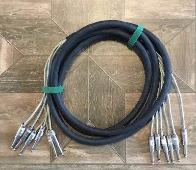 BELDEN 1218B AUDIO BRILLIANCE 6-Channel Snake Cable 10Foot XLR-Fem to XLR-Male- - Image 1 of 3