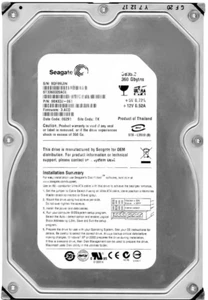 Hard Drive Seagate DB35.3 ST3360320ACE 360GB 7200U/Min 16MB Ide Ata 3.5'' Inch - Picture 1 of 3