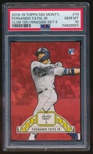Fernando Tatis Jr. 2018-19 Topps 582 Montgomery Club 1951 Ringside Set 4 PSA 10