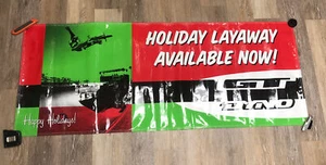 Vintage GT DYNO BMX BANNER 23”x60” Holiday Layaway Christmas Ad Shop Poster Rare - Picture 1 of 12