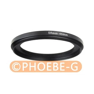 58mm-46mm 58-46 58 to 46 Step Down Ring Filter Adapter - Picture 1 of 1