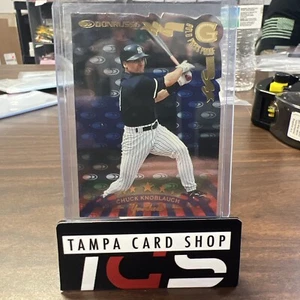1998 Chuck Knoblauch Donruss Press Proof Gold /500 #196 - Picture 1 of 2