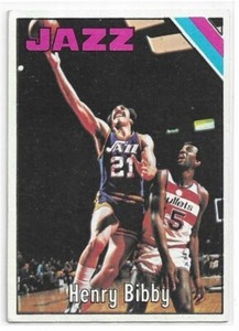 HENRY BIBBY 1975-76 Topps Basketball card #146 New Orleans Jazz EX+