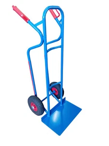 Sackkarre Stahl MASSIV METALLFELGEN(+Rollenlager) + JUMBO-AUFNAHME 470x270 mm - Bild 1 von 7