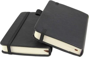 (2-Pack Pocket Notebook 3.5" X 5.5", Small Hardcover Journal With Pen H - Picture 1 of 8
