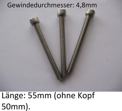 "NEU" 3 Set Zollschrauben für 4" Zoll- Auspuff  KESSTECH / KESSTECH  "NEU" - Bild 1 von 2