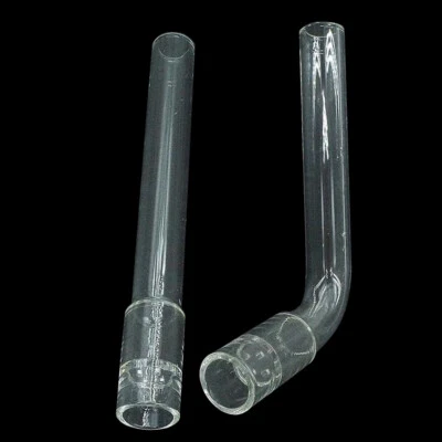 1x Straight / Curved Glass Stem Mouthpiece  Replacement Tube For Arizer Solo Air - image 1 of 4