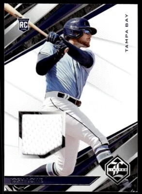 2022 PANINI LIMITED JERSEY Josh Lowe Rookie Tampa Bay Rays #176 R123 - Image 1 of 2