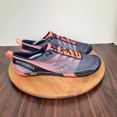 Merrell Vapor Glove 2 Womens 10 Shoes Crown Blue Barefoot Trail Running Sneakers - Image 1 of 4