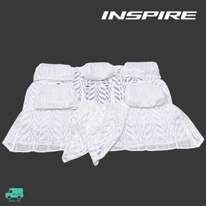 JDM Honda Inspire UC1 Genuine Lace Half Seat Covers Full Set Rare Discontinued - Picture 1 of 10