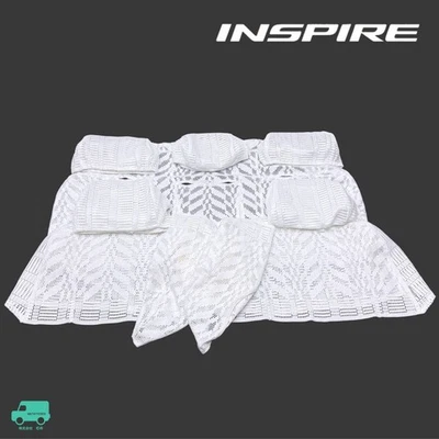 JDM Honda Inspire UC1 Genuine Lace Half Seat Covers Full Set Rare Discontinued - Image 1 of 4