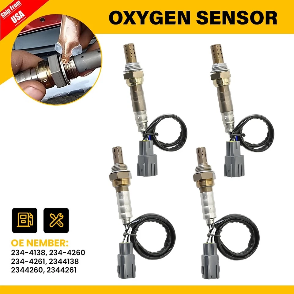 Upstream & Downstream Oxygen O2 Sensor Set of 4 For Toyota 4Runner Lexus GX470 - Image 1 of 4