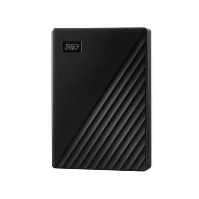 WD 5TB My Passport, Portable External Hard Drive, Black, backup software with... - Image 1 of 4