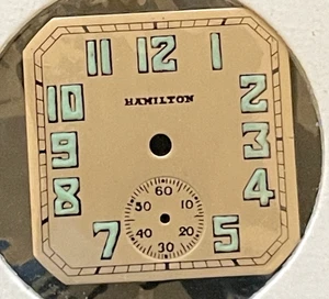 Vintage Hamilton Herrenuhr Zifferblatt Art Deco - Bild 1 von 2