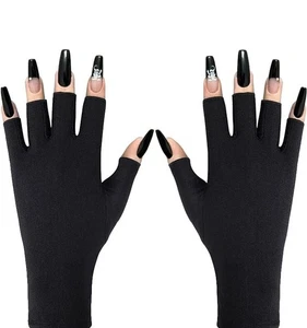 1 Paar Anti UV Schutz Handschuhe für Gel Nagel Lampe Maniküre Handschuhe Handschutz - Bild 1 von 7