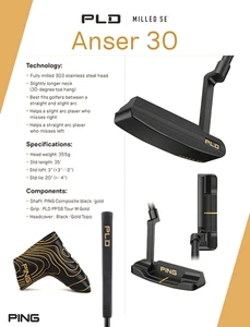 RH Limited Item **NEW** PING PLD Milled SE Anser 30 Putter 35" Special Edition - Picture 1 of 22
