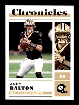2022 Panini Chronicles #27 Andy Dalton New Orleans Saints - Image 1 of 2