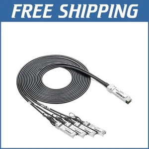 Câble Twinax passif 2M 40GBASE-CR4 - QSFP+ vers 4xSFP+ pour une mise en réseau efficace - Photo 1/10