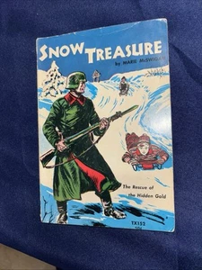 Vintage 1963 Snow Treasure Scholastic Book, True Story Nazi Gold Norway Kids - Picture 1 of 3